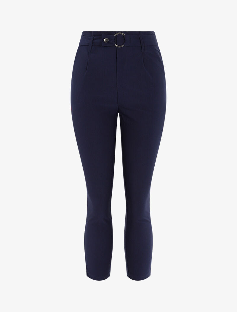 Pantalón liso 7/8 - marina