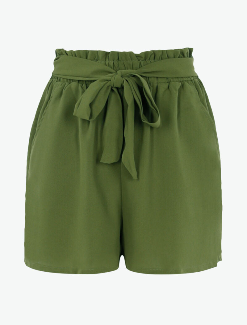 Short fluide coupe loose - kaki - 3