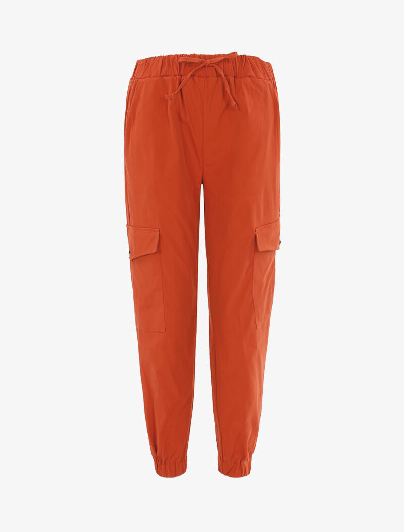 Pantalón cargo 7/8 - ladrillo