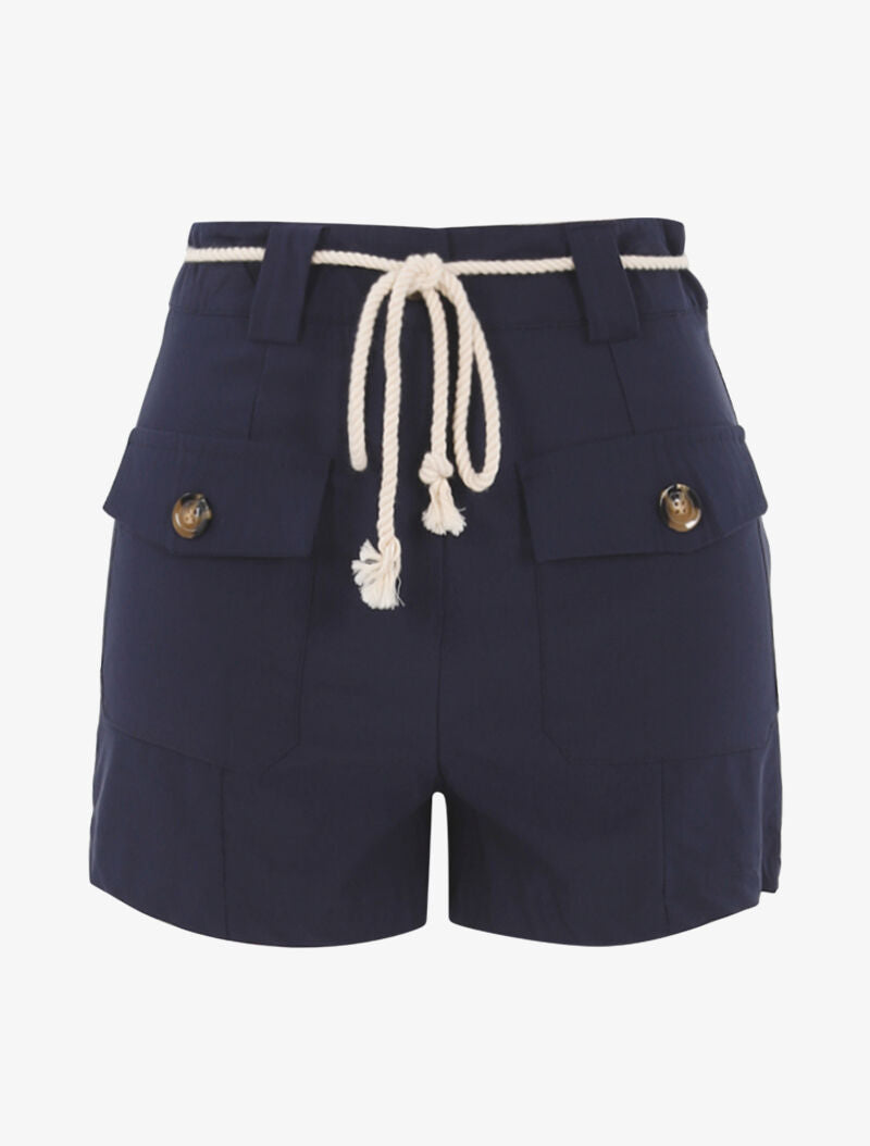 Short à poches plaquées - marine - 3