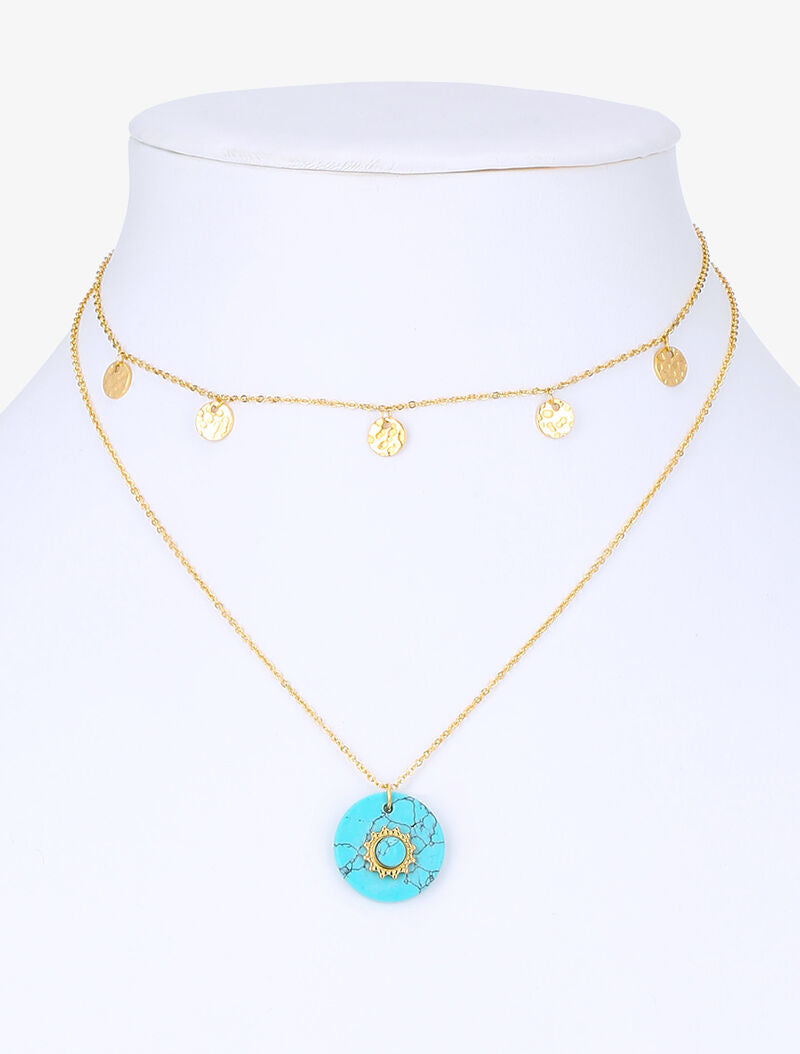 Collier multirang orné d&