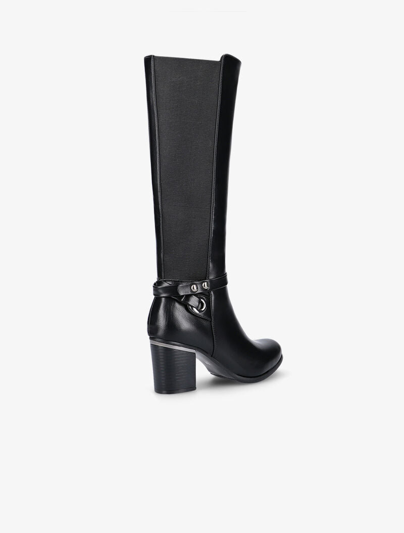 Bottes à contrefort stretch - noir - 4