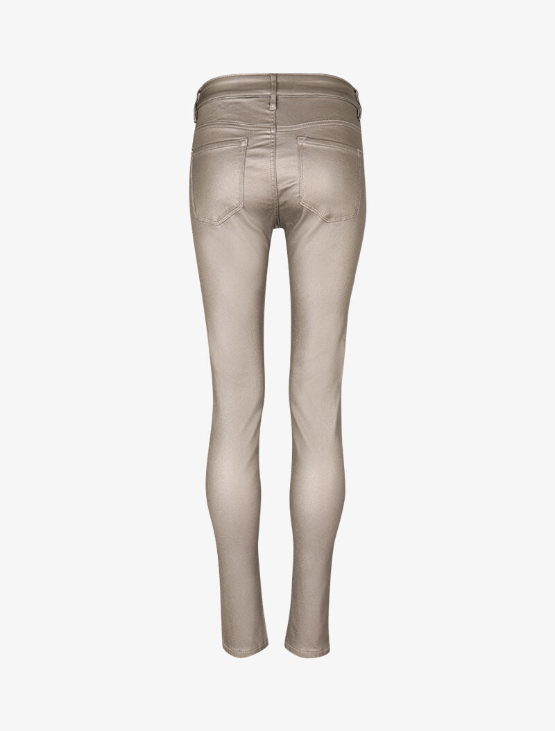 Jean enduit pailleté - gris - 4