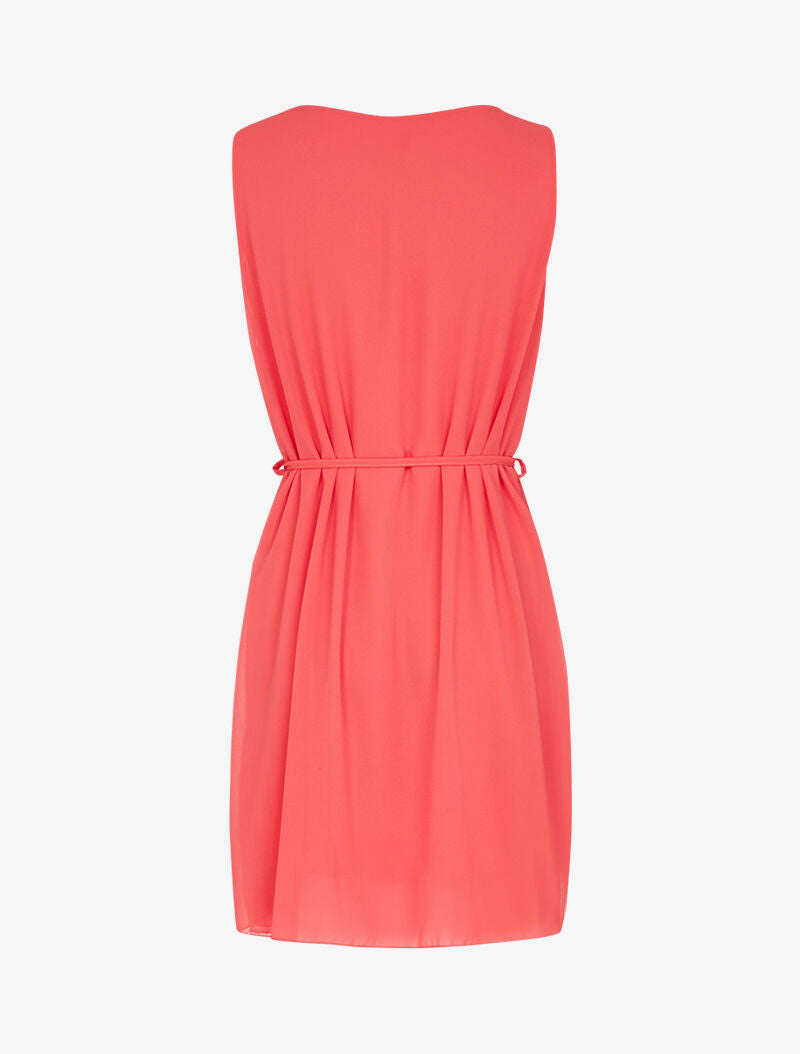 Robe à col orné d&