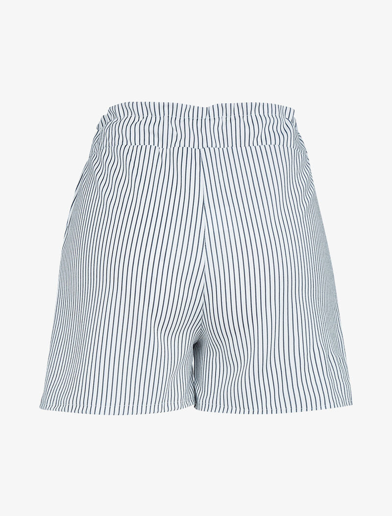 Short ample à imprimé rayures - noir - 2