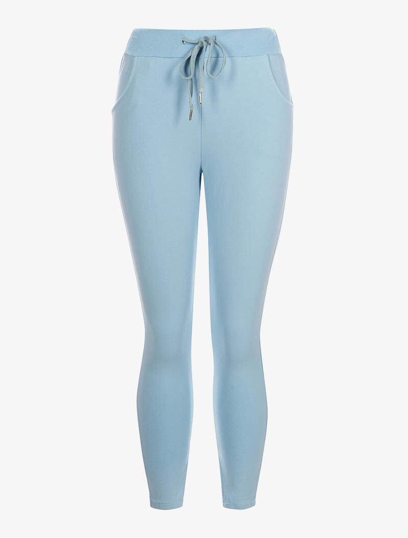 Jogpants 7/8 liso - azul cielo