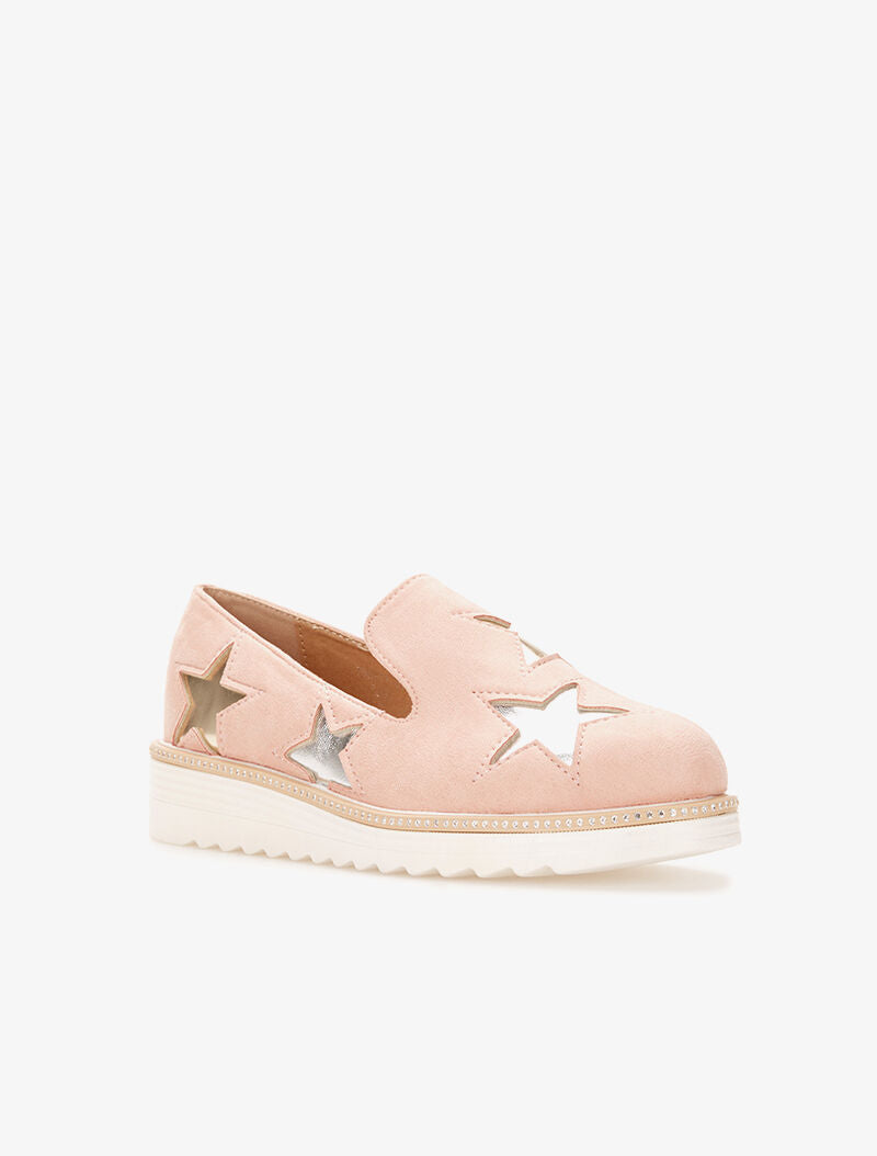 Slippers étoilées - rose - 2