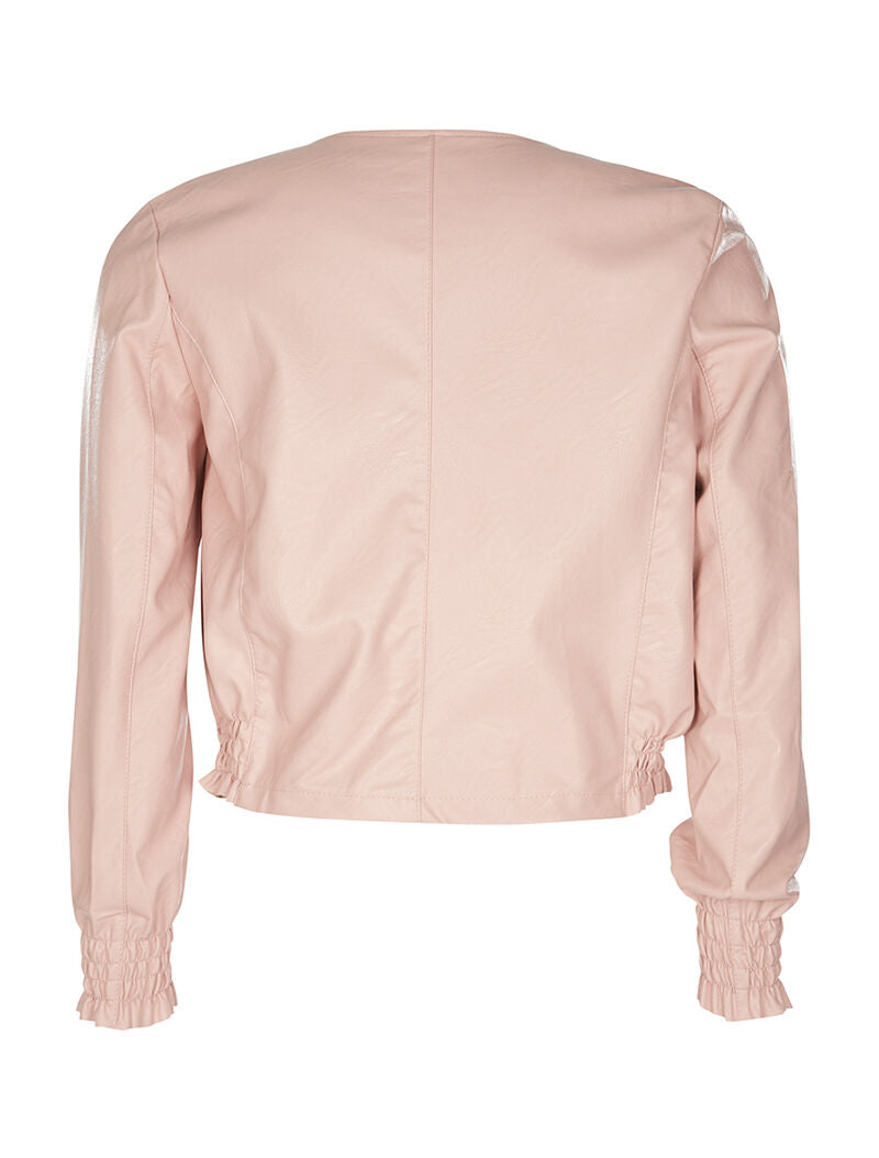 Veste bords élastiqués - rose - 2