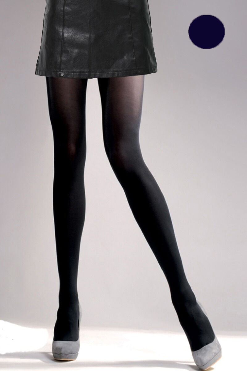 Collants unis 50 deniers - Marine - 2