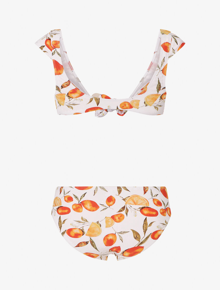 Bikini à imprimé citrons - Blanc - 3