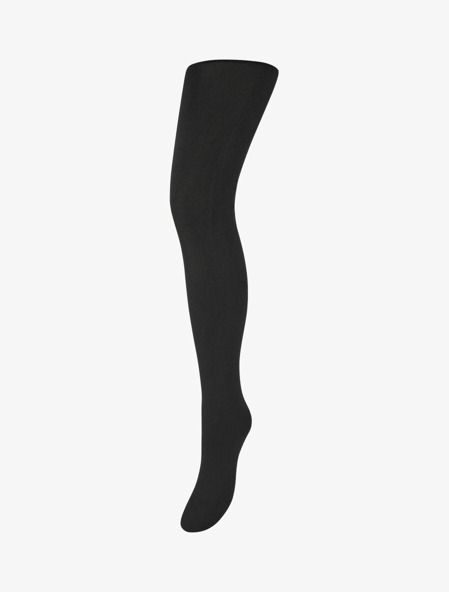 Collants opaques doublé polaire - Noir - 1