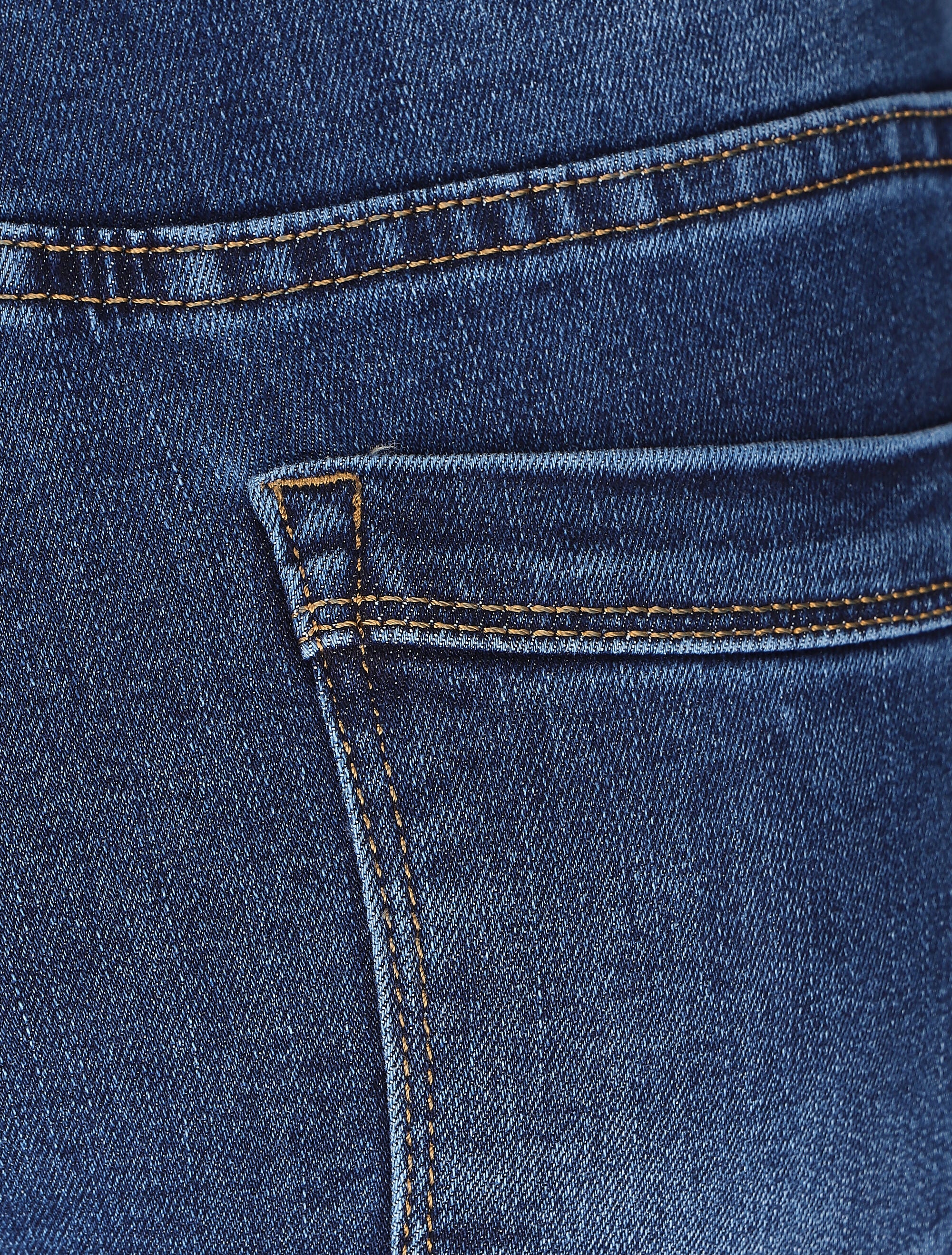 Jean basique légèrement délavé coupe skinny - Bleu - 3