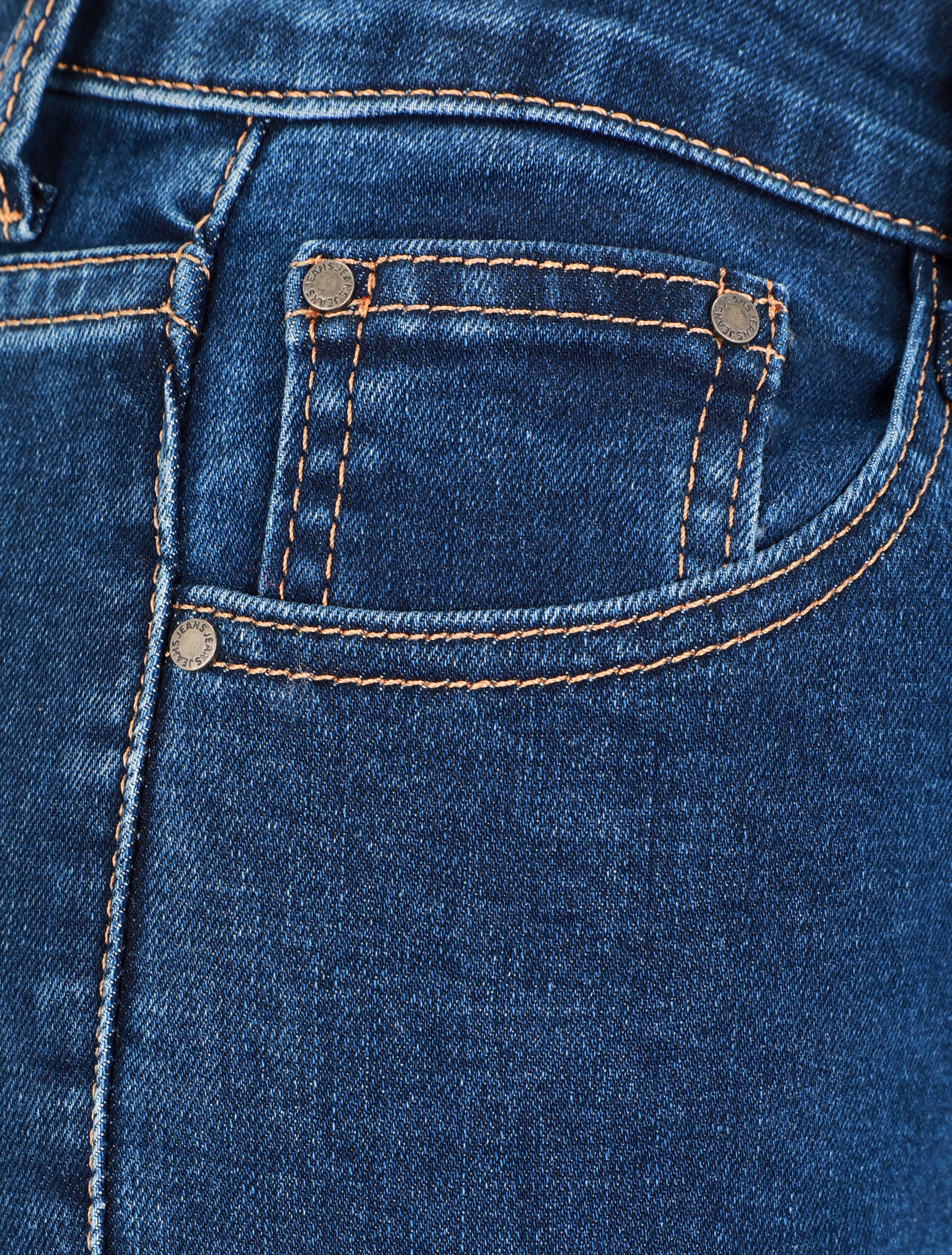 Jean basique coupe flare - Bleu - 3