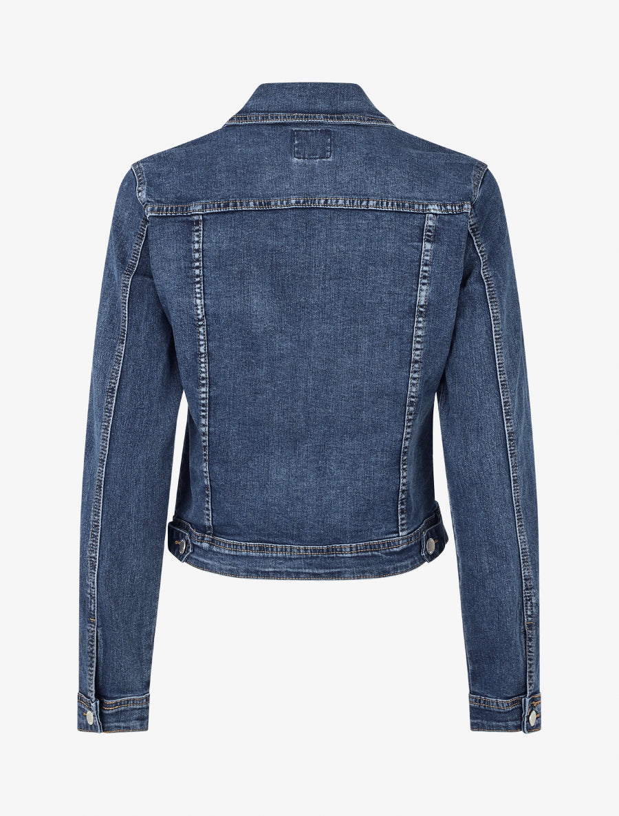 Chaqueta vaquera recta - Azul