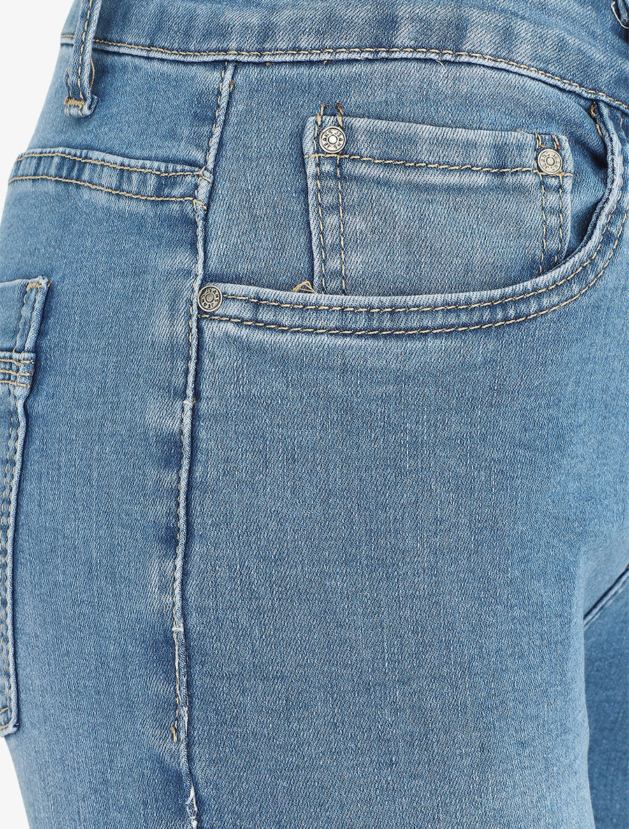 Jean grande taille slim - Bleu clair - 3