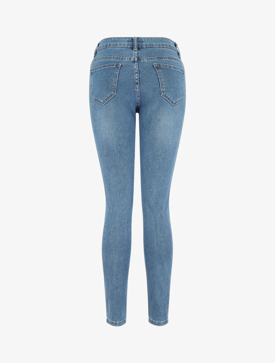 Jean classique coupe droite - Bleu - 2