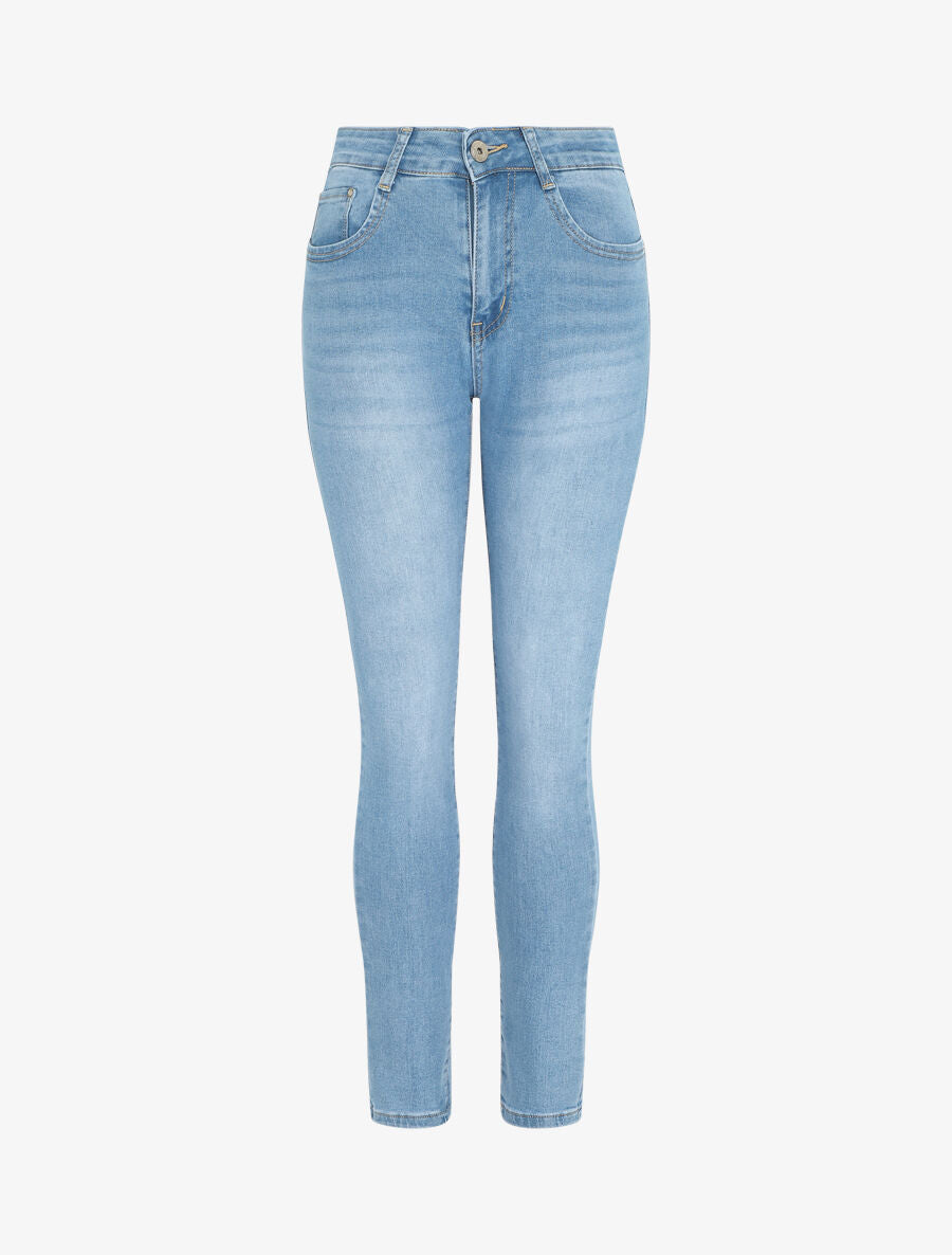 Jean classique coupe skinny - Bleu - 1