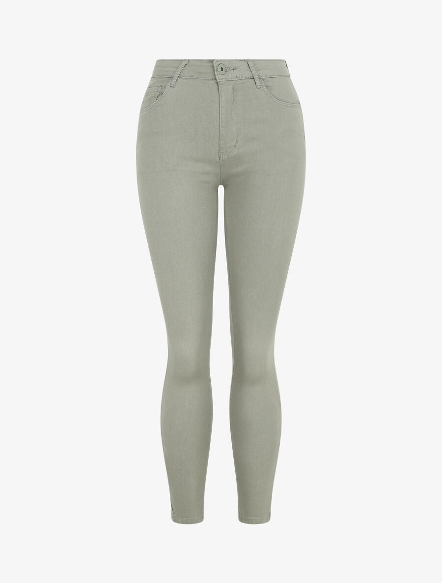 Jean uni coupe skinny - Kaki - 5