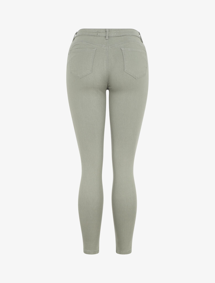 Jean uni coupe skinny - Kaki - 2