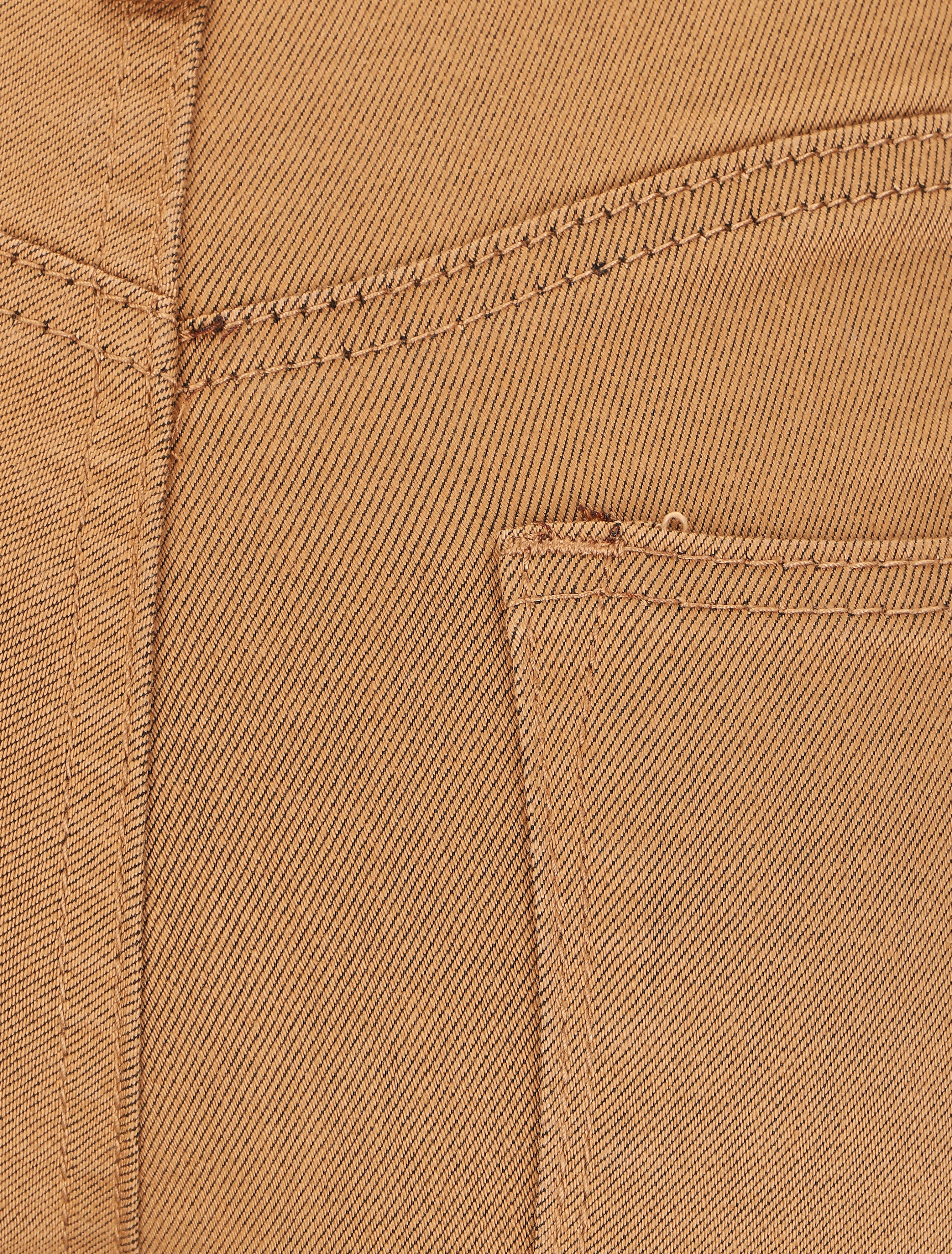 Jean uni taille standard coupe flare - Camel - 3