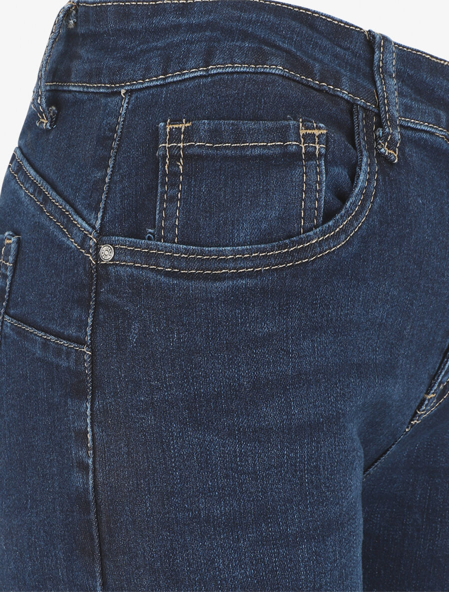 Jean slim push up grande taille - Bleu brut - 3