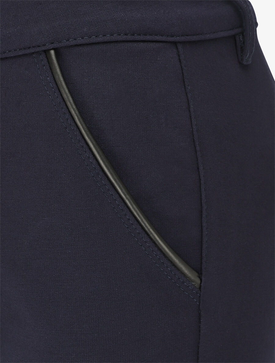 Pantalon stretch grande taille slim - Marine - 3