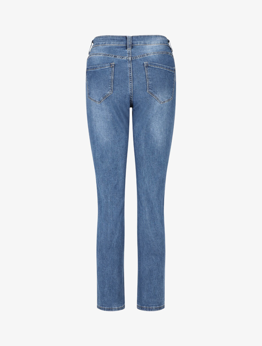 Jean classique push up coupe droite - Bleu - 2