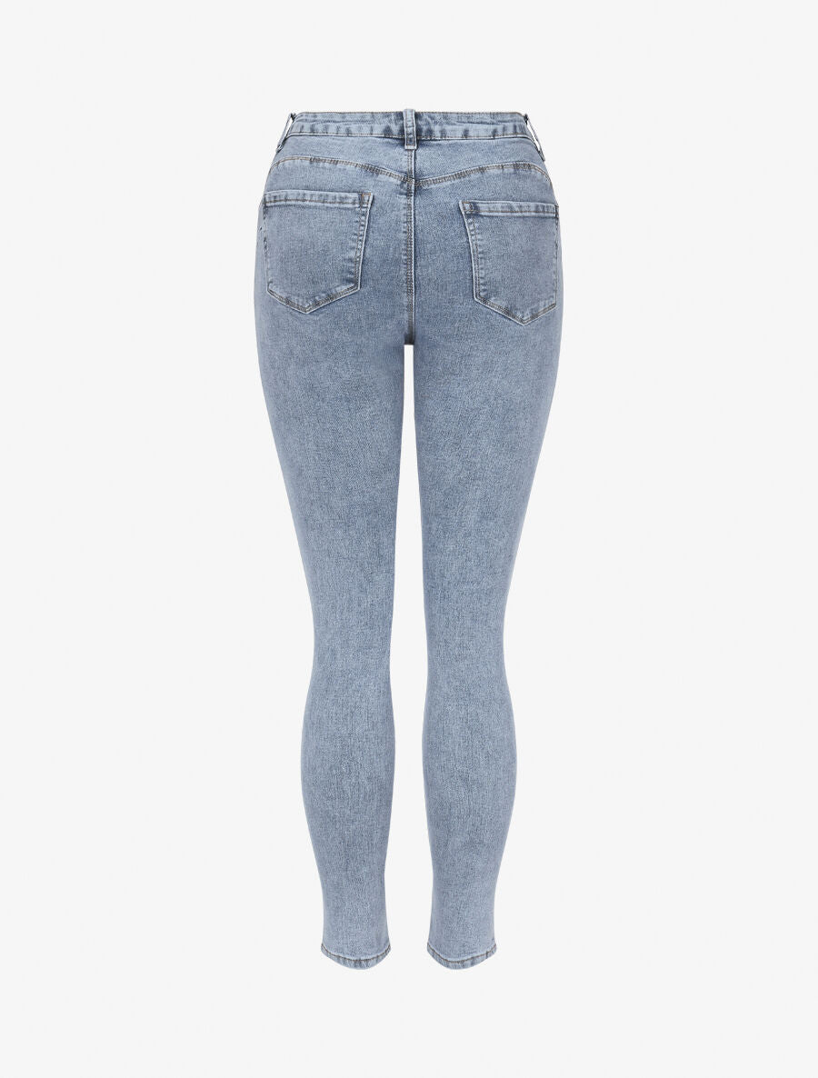 Jean push up coupe skinny - Bleu - 2
