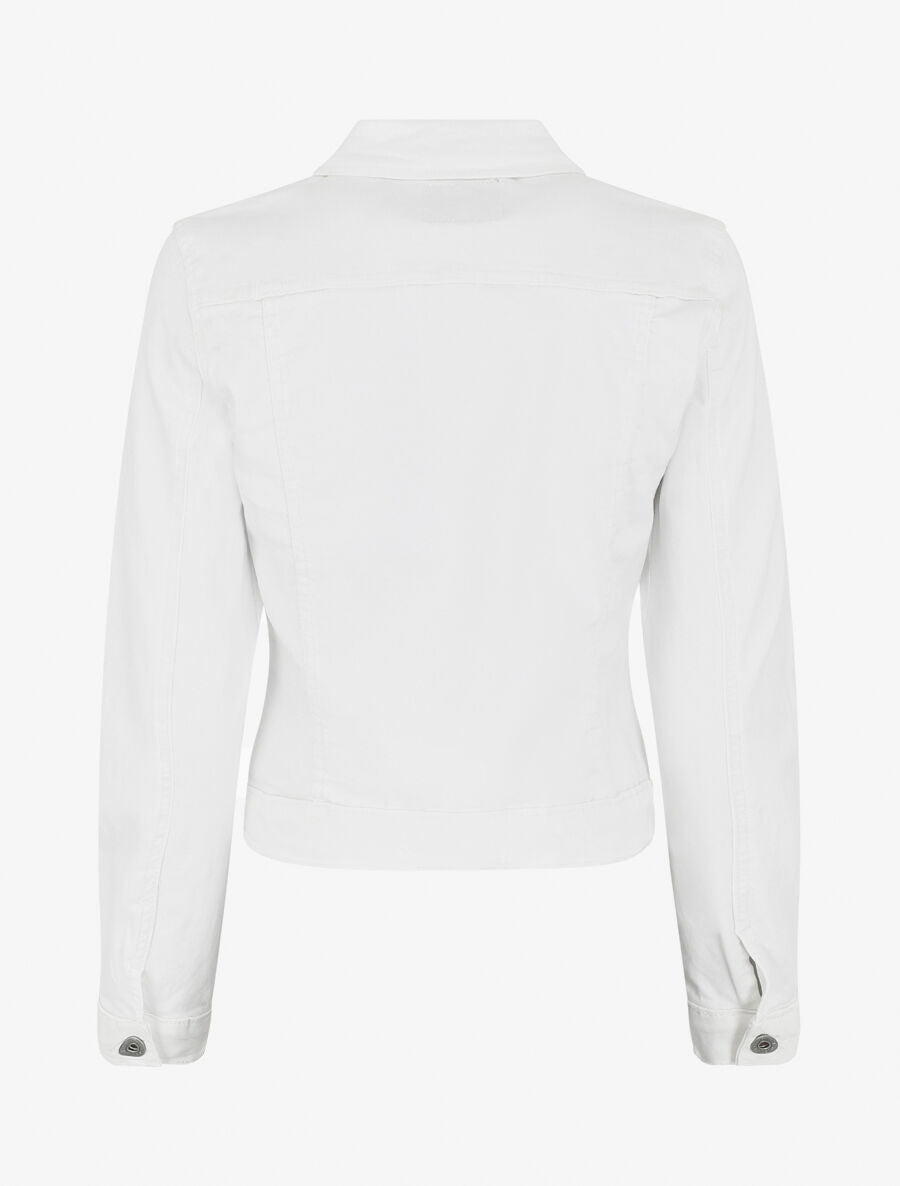 Veste en jean droite - Blanc - 2