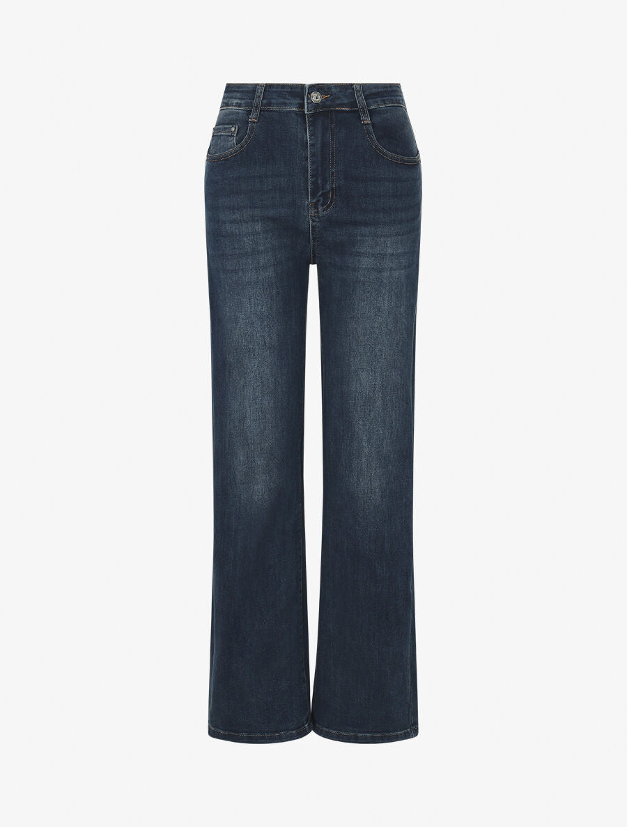 Jean standard push up coupe droite - Bleu - 4