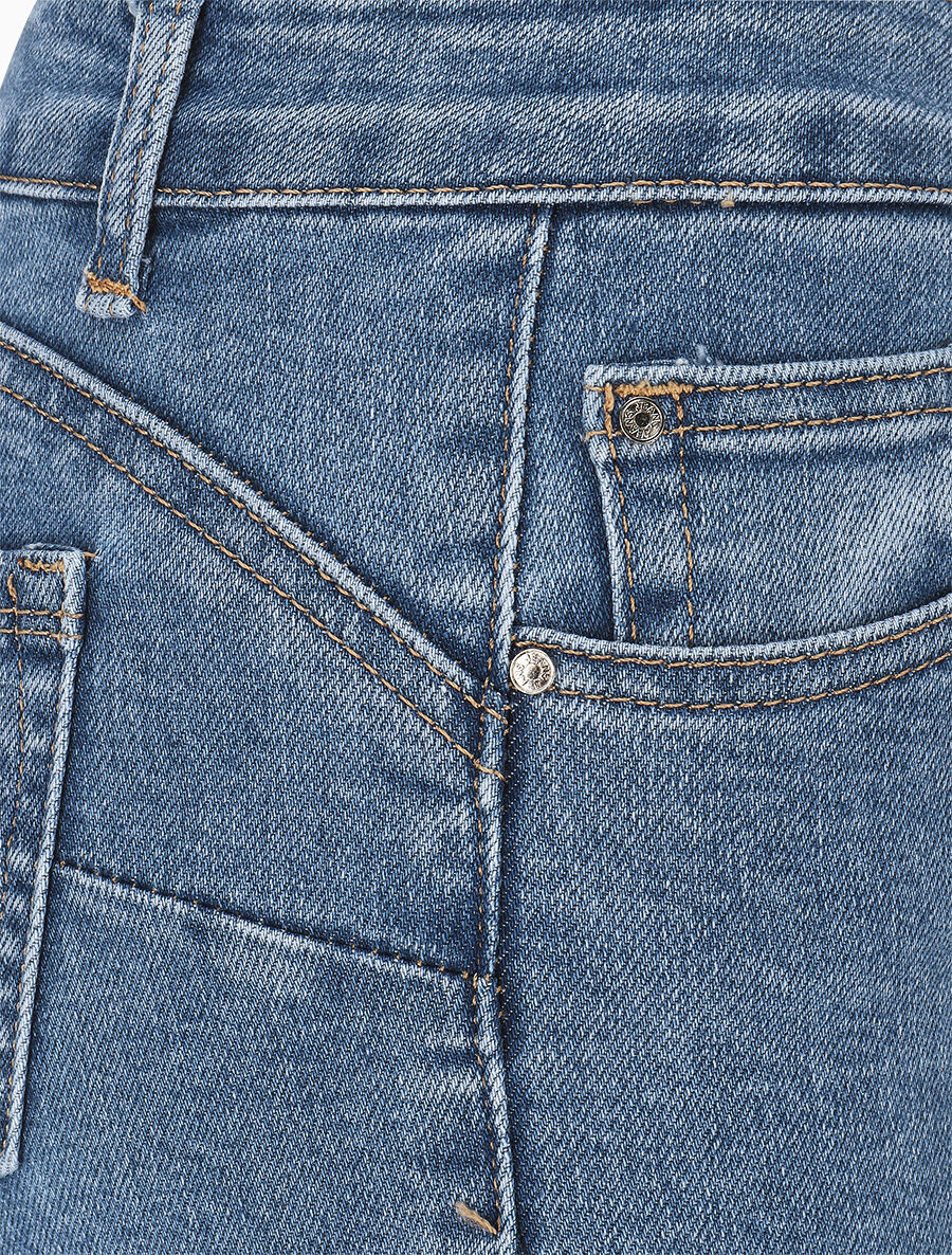Jean push up coupe skinny - Bleu - 3
