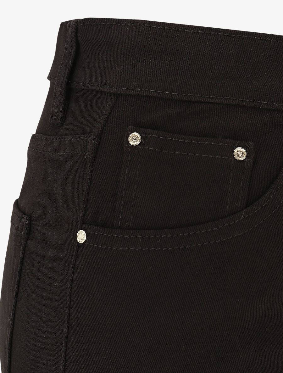 Jean mom taille haute - Noir - 3