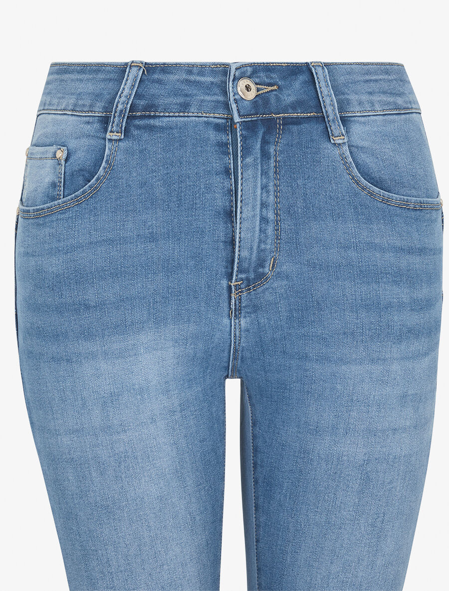 Jean push up standard coupe flare - Bleu - 3