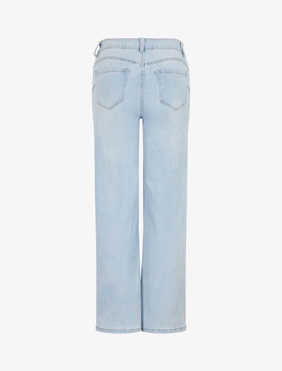 Jean wide leg coupe droite - Bleu - 2