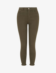 Jean skinny taille standard - Kaki - 1