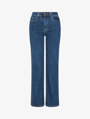 Jean wide leg push up - Denim - 1