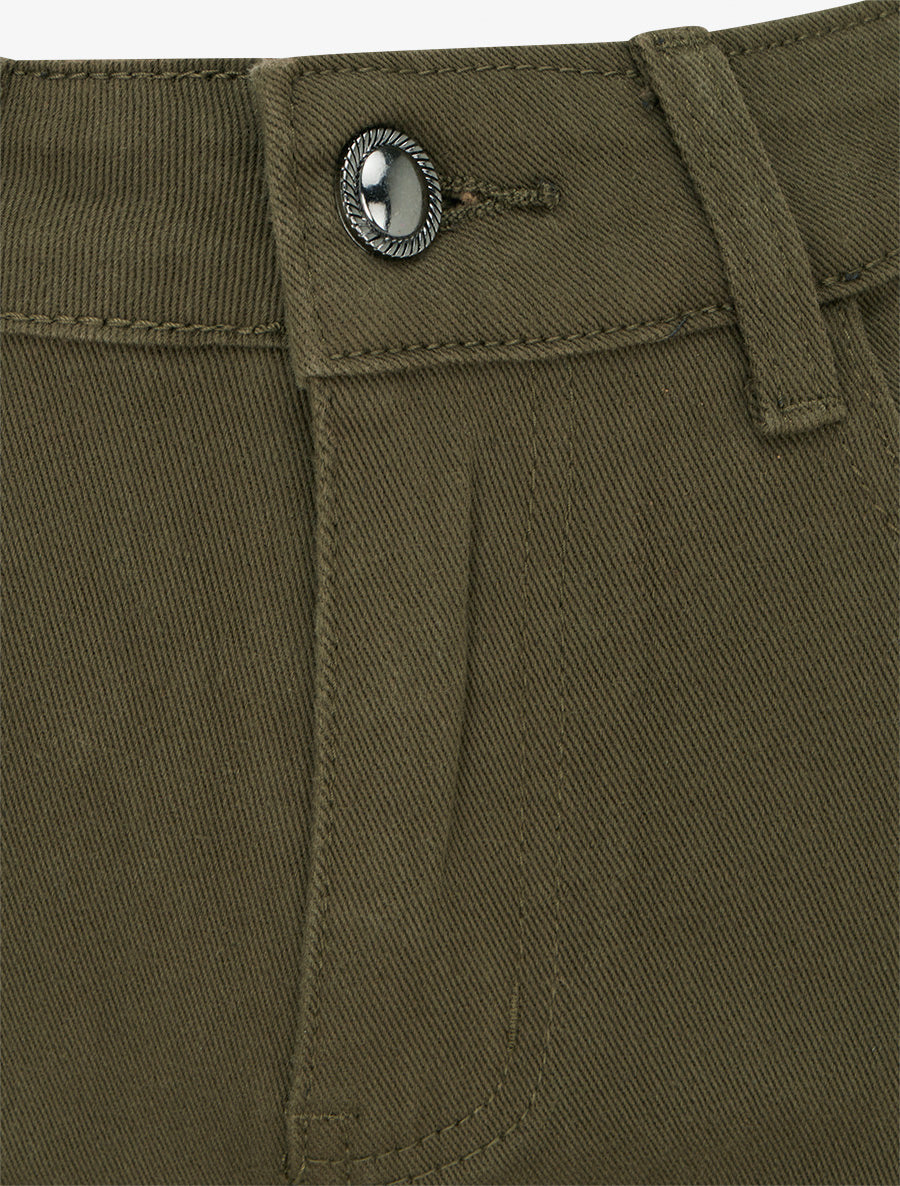 Jean wide leg coupe droite - Kaki - 3