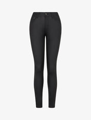 Jean skinny enduit taille standard - Noir - 1