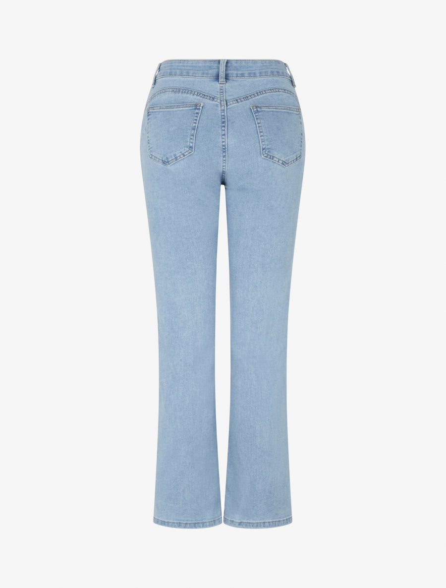 Jean standard push up coupe droite - Bleu - 2