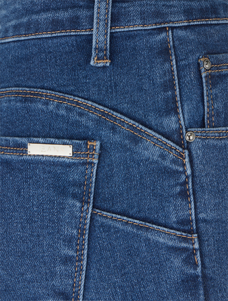 Jean push up coupe skinny - Bleu - 3