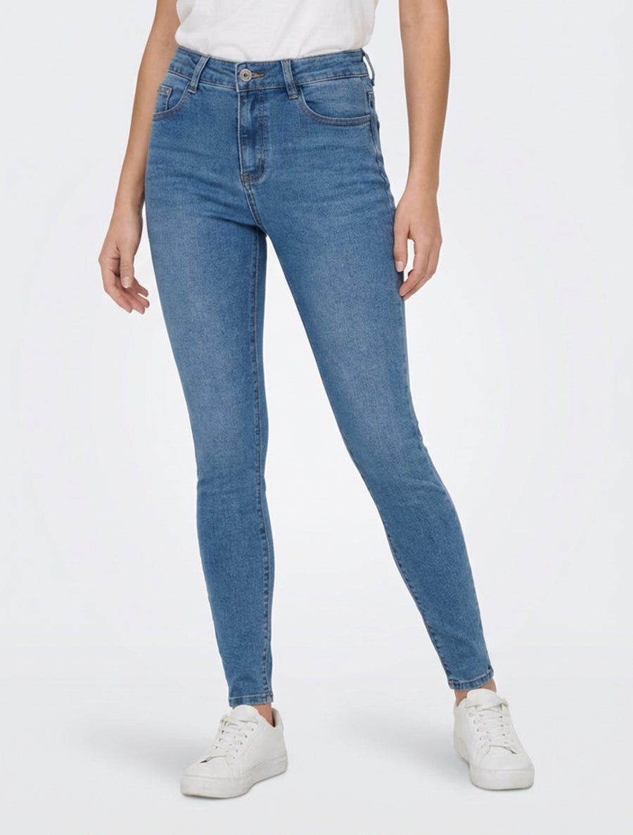 Jean estándar corte skinny - Azul