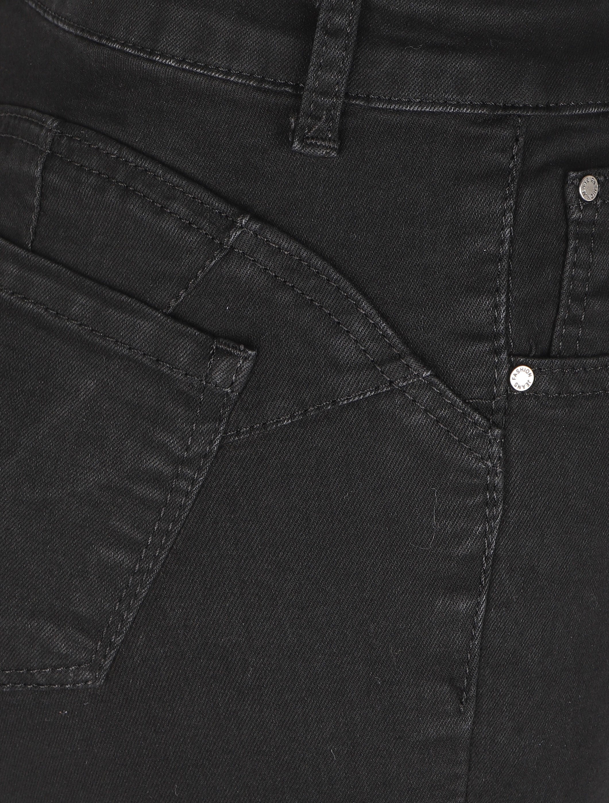 Jean skinny uni - Noir - 3