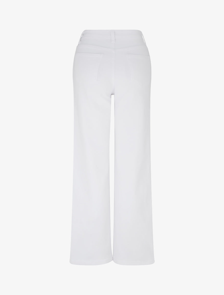 Jean wide leg coupe droite - Blanc - 2
