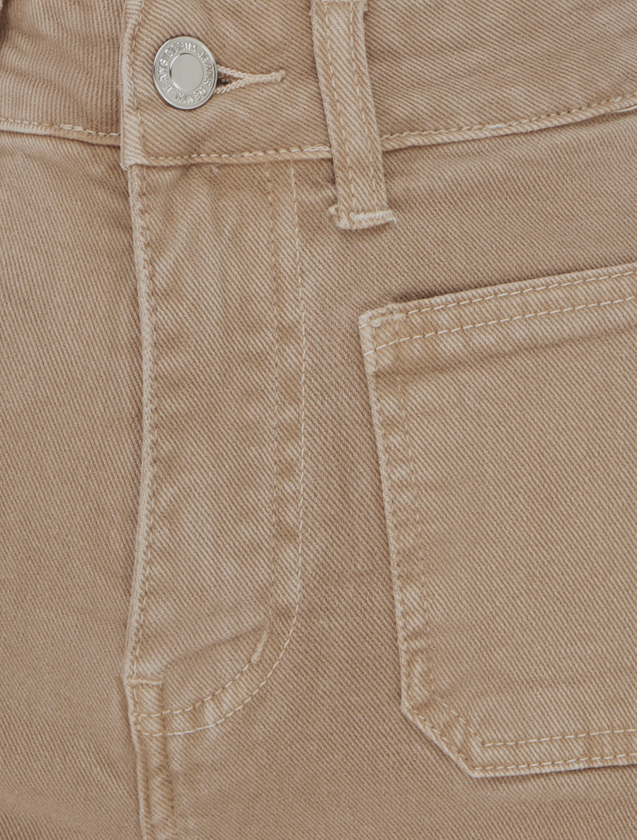 Jean uni à 4 poches - Beige - 3