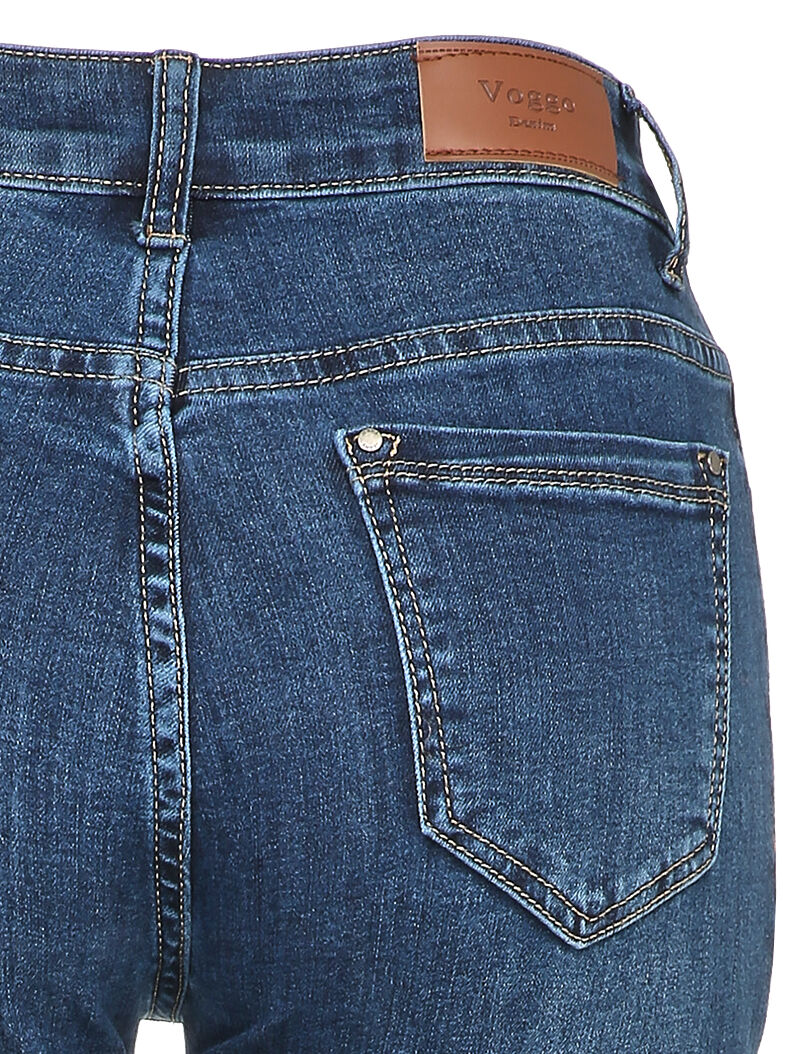 Jean droit légèrement délavé - Bleu denim - 3