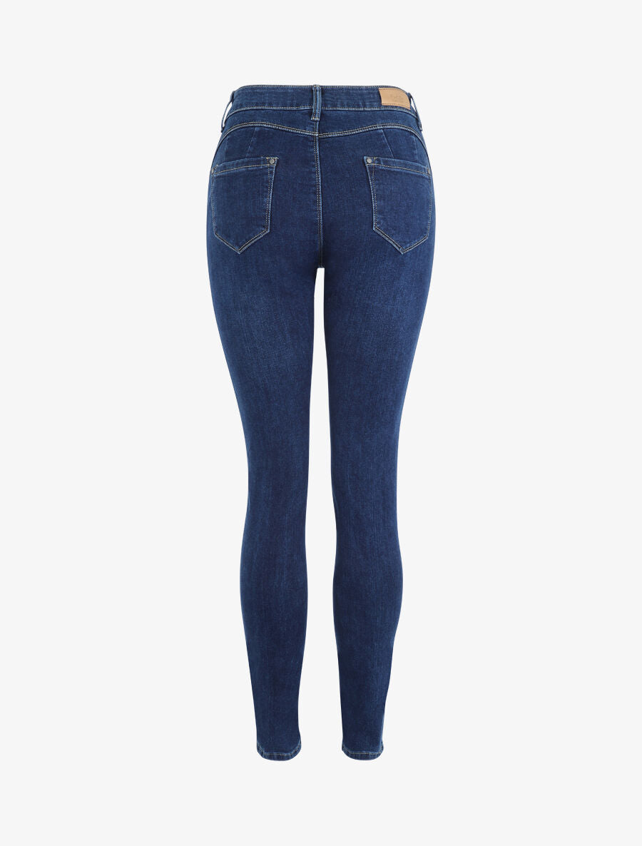 Jean slim uni - Bleu denim - 2