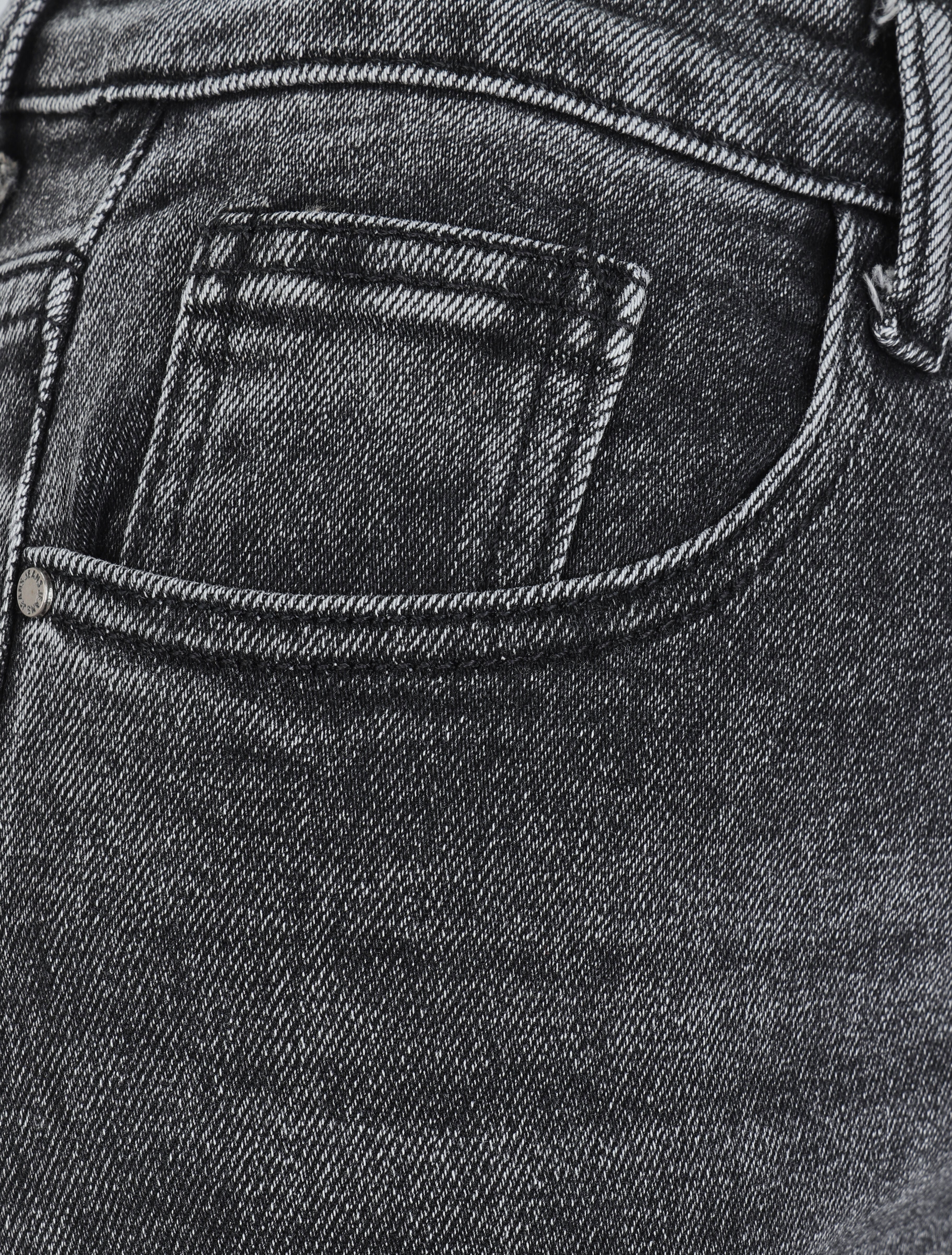 Jean mom 7/8 - Gris foncé - 3