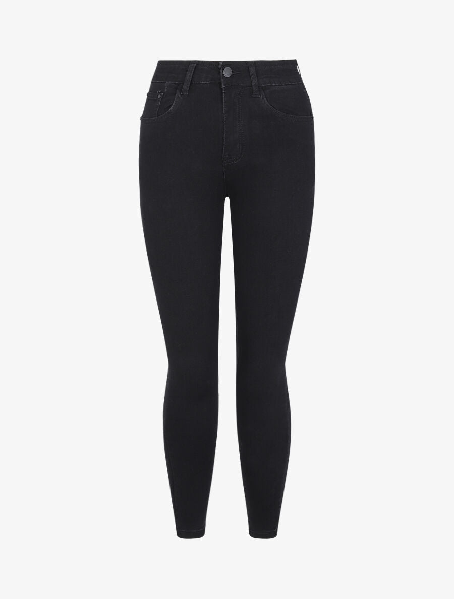 Jean push up coupe skinny - Noir - 1