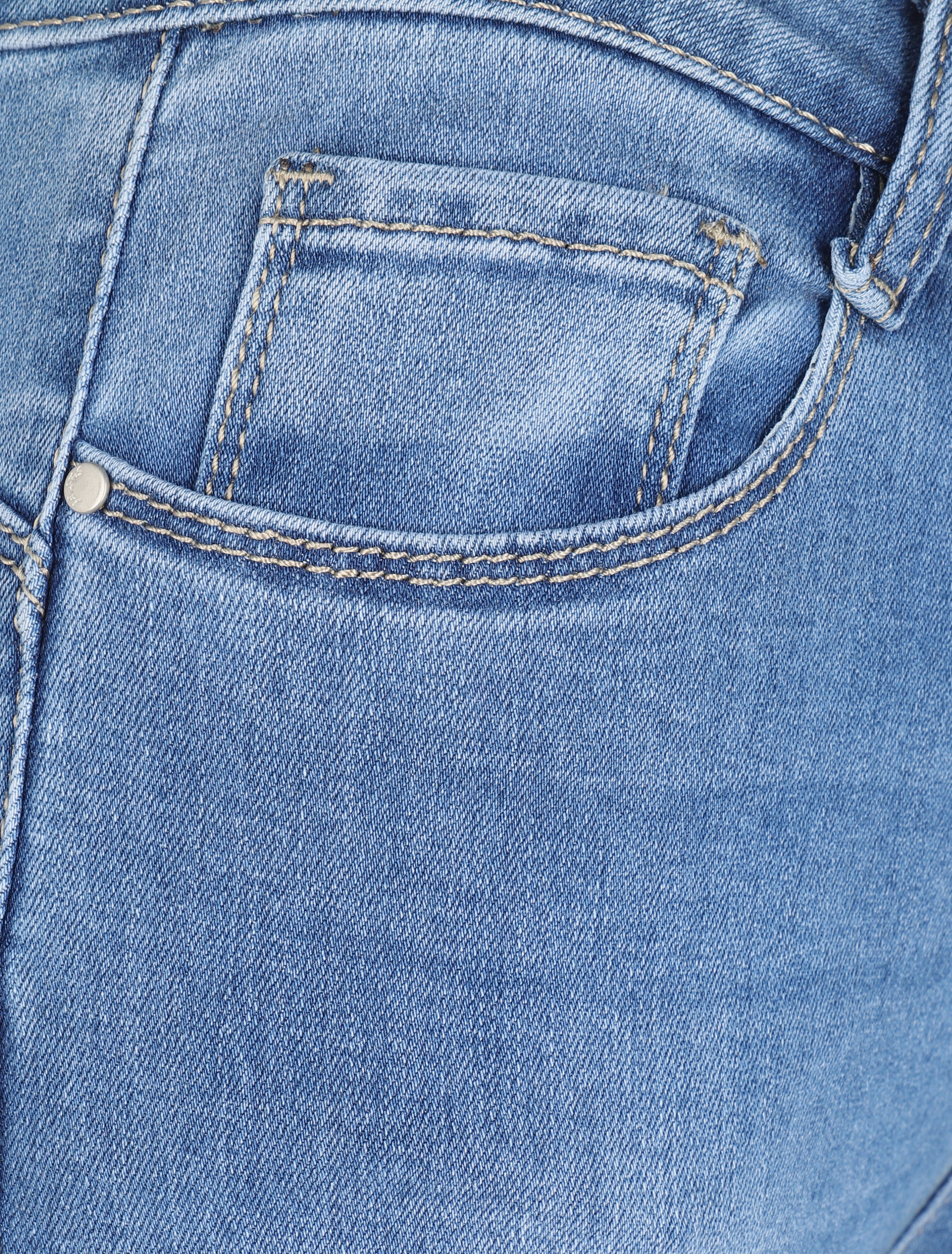 Jean skinny déchiré et délavé - Bleu clair - 3