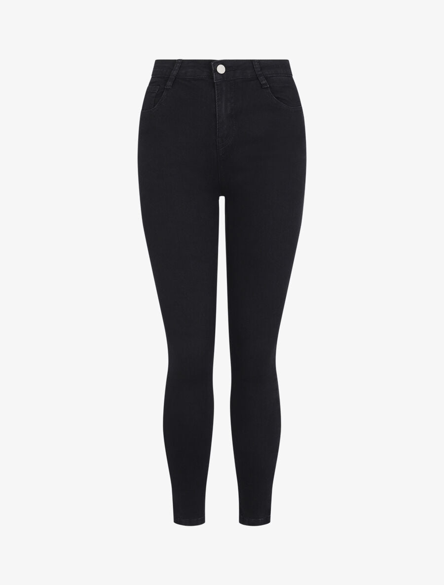 Jean ultra skinny à taille standard - Noir - 4